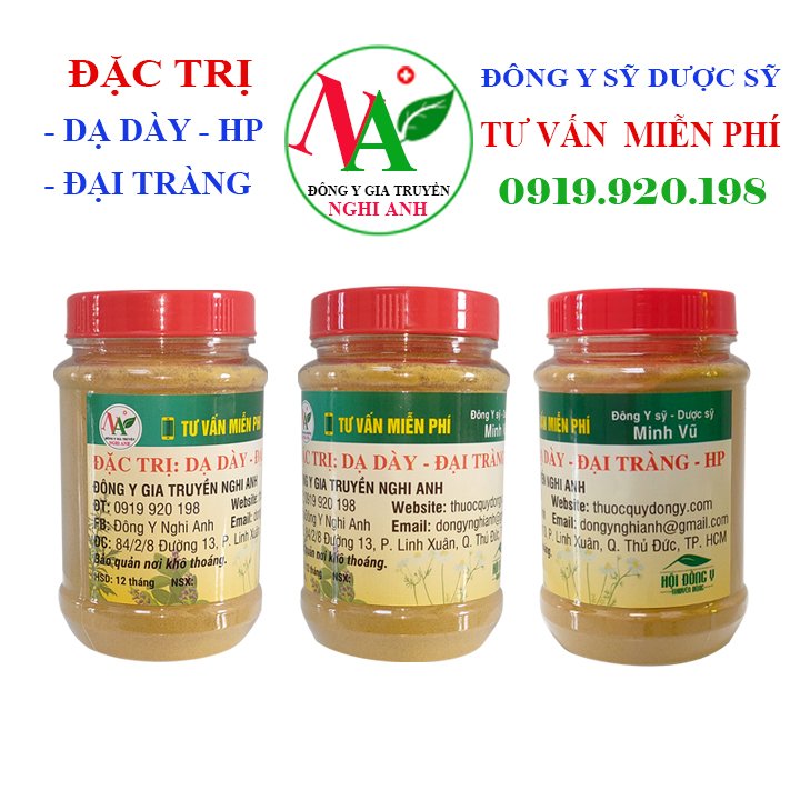Dạ dày đại tràng HP Đông y Nghi Anh giảm đau chám vết loét, ợ hơi ợ chua ngăn chào ngược