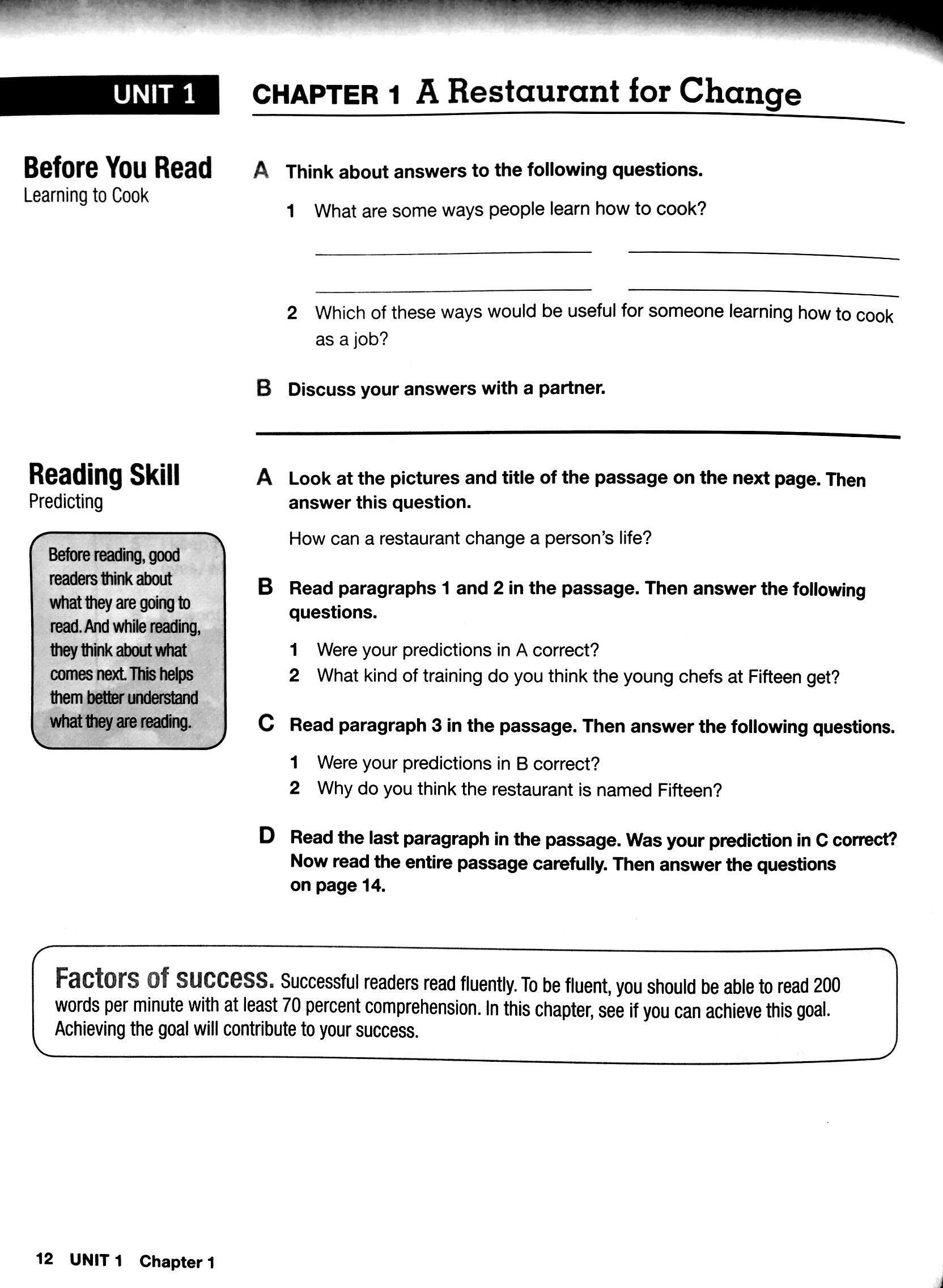 Active Skills for Reading 1 Student Book