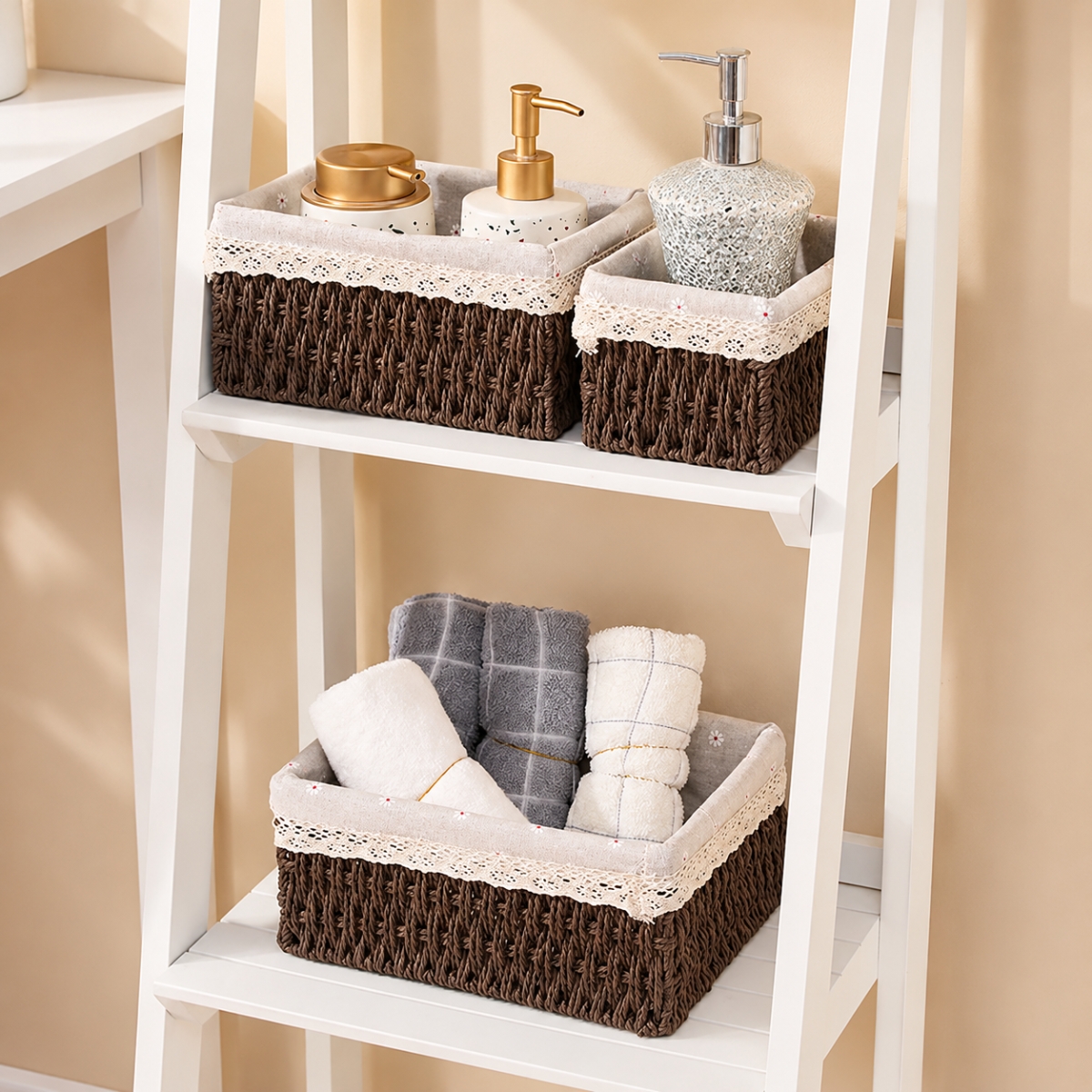 Giỏ Mây Đựng Đồ, Giỏ Đựng Đồ Ăn Vặt ANKAN, Phù Hợp Các Phòng Spa, Khách Sạn Và Trang Trí Trong Nhà