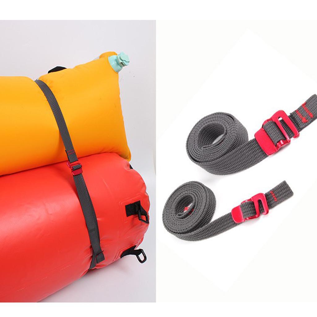 4 Pcs Quick Release Nylon Cord Tie Binding Strap Rope Luggage Bag 1 m