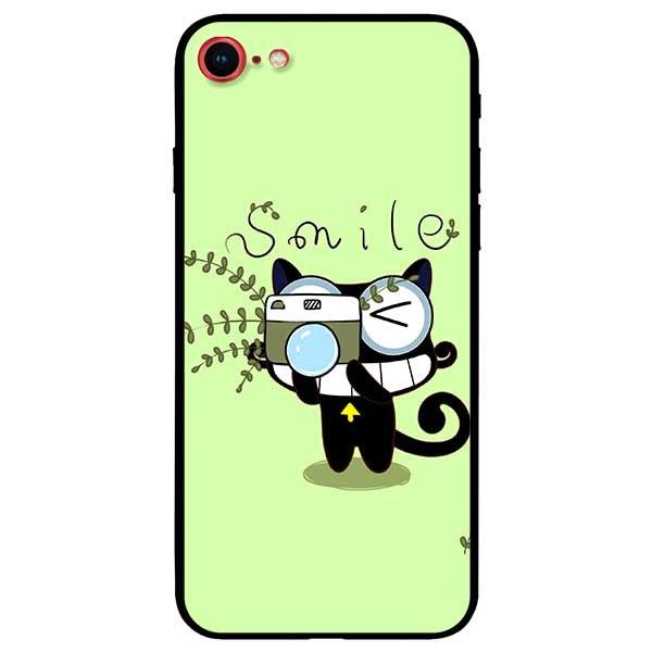 Ốp lưng dành cho iPhone 7 / iPhone 8 - iPhone Se 2020 - 7 Plus / 8 Plus mẫu Mèo Xanh Chụp Ảnh