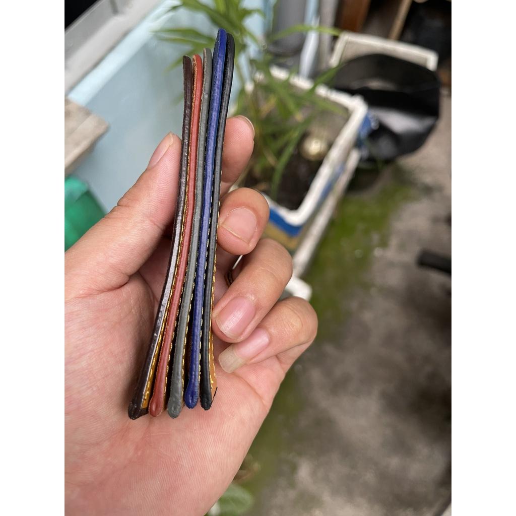 Dây đồng hồ da bò lộn khâu viền Lót zenmat chống thấm cao cấp, Có size lẻ, nhiều màu, Tặng kèm KHÓA, CHỐT VÀ TOOL