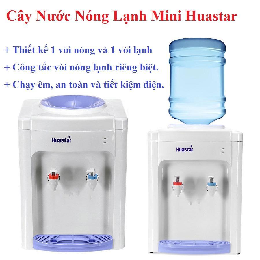 Cây nước nóng lạnh Mini Huastar 1 vòi nóng và 1 vòi lạnh với công tắc vòi nóng lạnh riêng biệt