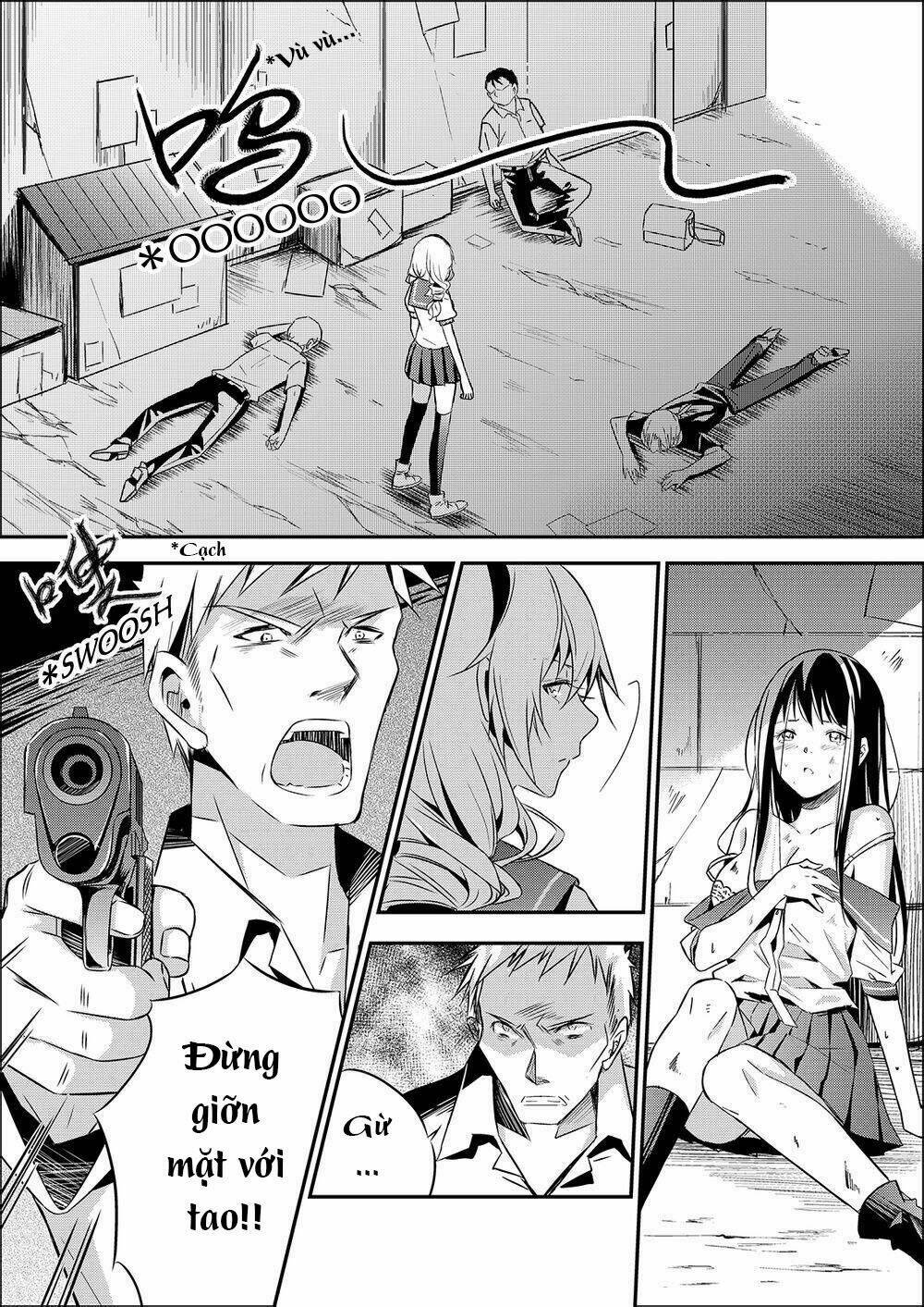 guns girl - school dayz - special manga chapter: triennial sakura chapter 1 9