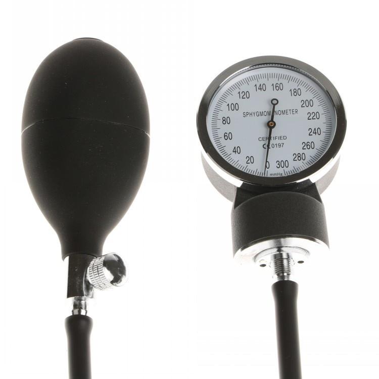 Manual medical blood pressure monitor arm type blood pressure device aneroid sphygmomanometer +storage bag