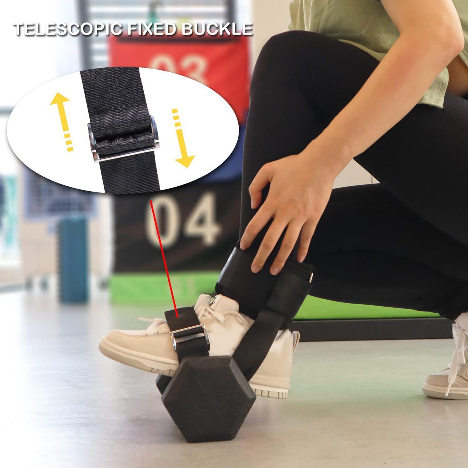 Ankle Strap, Dumbbell Foot Strap Devices, Adjustable Training Workout, Comfort Padded, Gym Ankle Strap, Ankle Weight Strap for Exerciser, Home Gym