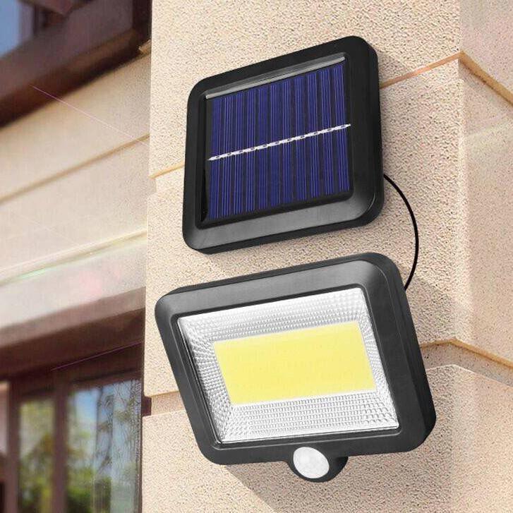 Đèn Led RYMAS năng lượng mặt trời 56 mắt Led - Pin Tách Rời - 3 CHẾ ĐỘ SÁNG - Cảm Biến Chuyển Động