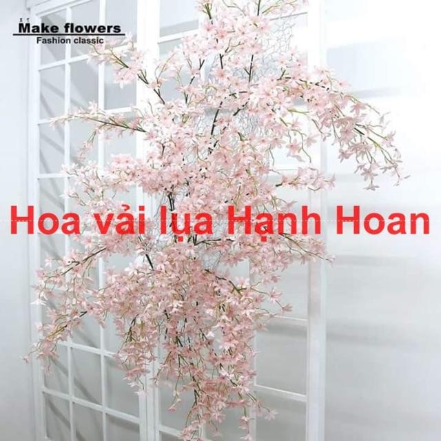 Cành hoa Lan sao cao cấp 3 nhánh dài 1m- Hoa vải