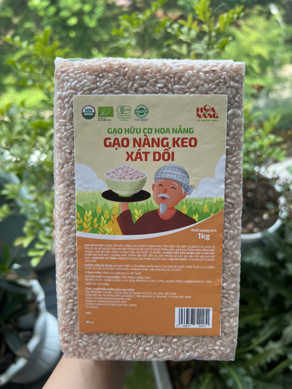 GẠO NÀNG KEO XÁT DỐI - HỮU CƠ HOA NẮNG