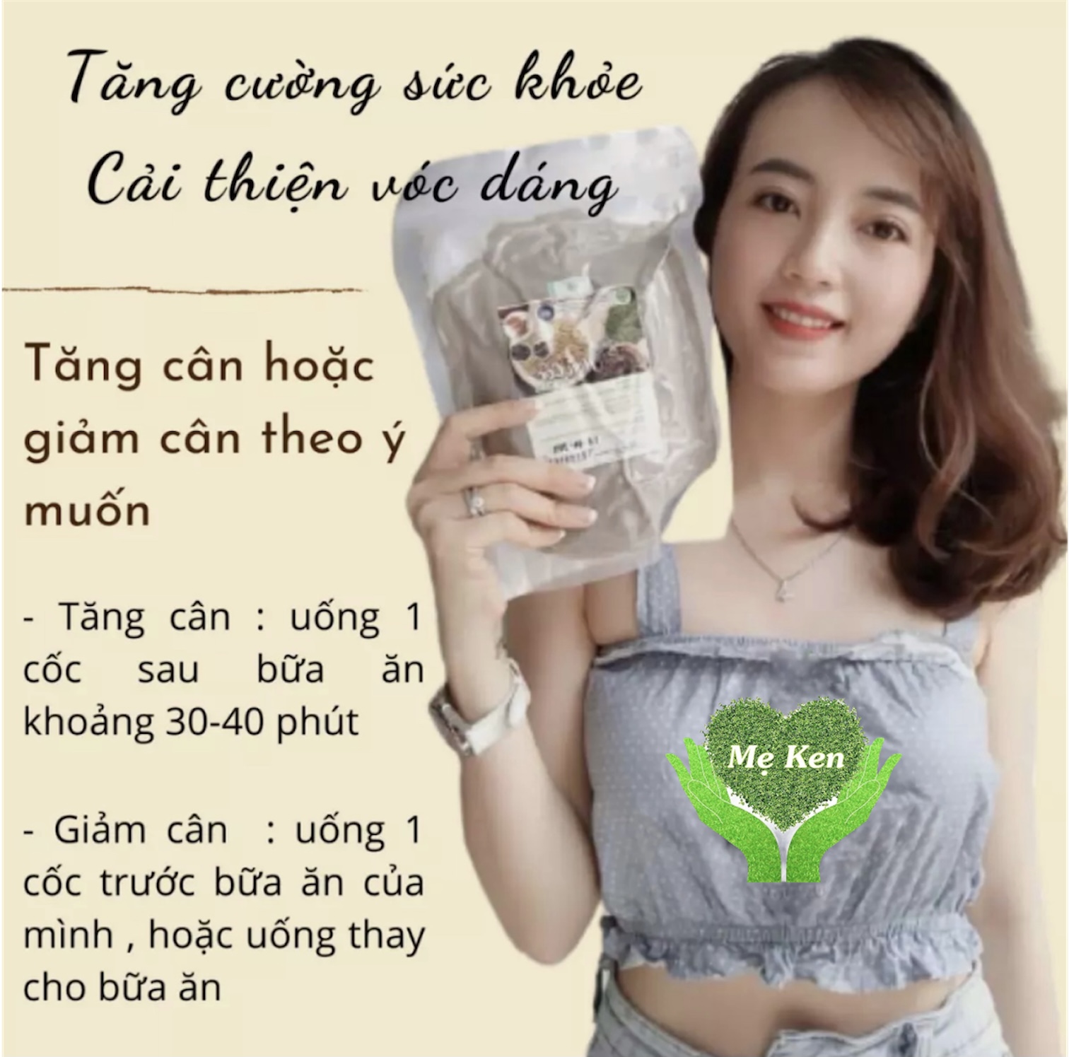 Bột ngũ cốc siêu sạch và bổ dưỡng Mẹ Ken 500gr