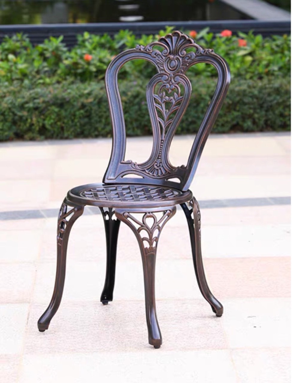 Bộ bàn ghế nhôm đúc 1 bàn hai ghế