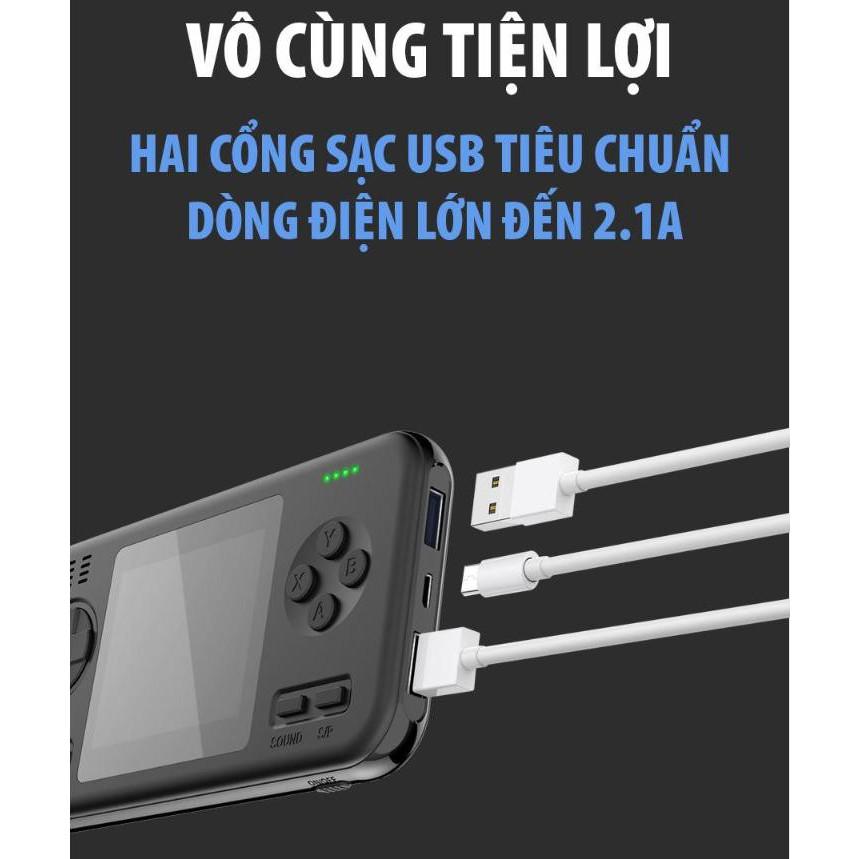 Máy Chơi Game Cầm Tay 416 Game Kiêm Sạc Sự Phòng Dung Lượng Cao 8000mAh