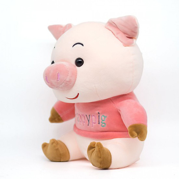 Gấu Bông Heo Happy Pig (35 Cm) Gb55 (Màu Hồng)