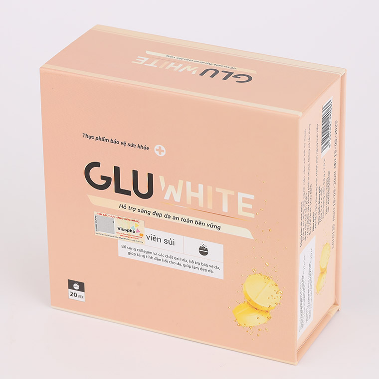 Liệu Trình 3 Hộp Viên Sủi Gluwhite Hỗ Trợ Làm Đẹp Da Mờ Nám
