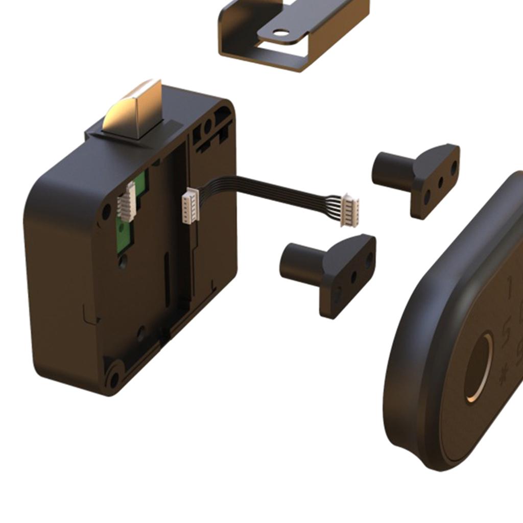 Fingerprint Password Lock Cabinet Locks Biometric Keyless Wooden Box Furniture Drawer Fingerprint Locks Safety, Suitable for Home &Office