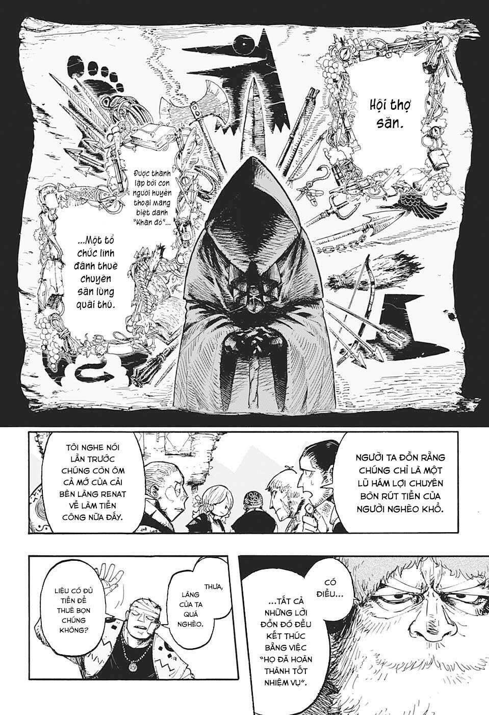 hội thợ săn: khăn đỏ chapter 1 11