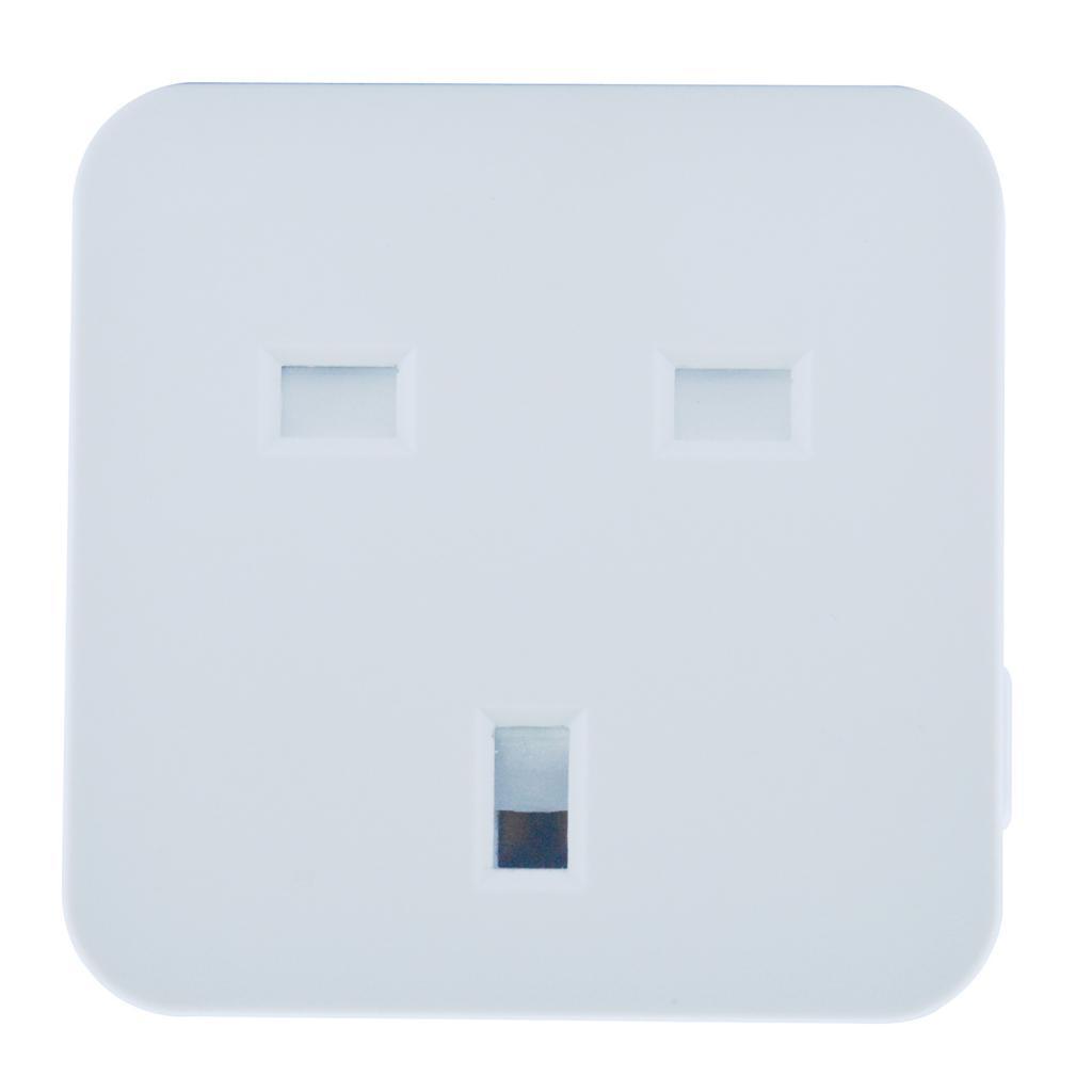 White - Smart WiFi Remote Control Timer Switch Power Socket Outlet UK Plug