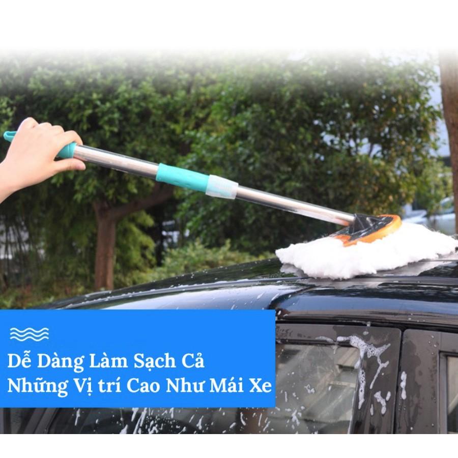 Hình ảnh Chổi lau ô tô - Rửa xe ô tô lụa mềm cao cấp đa chức năng - điểu chỉnh được độ dài siêu thấm hút độ bền cao