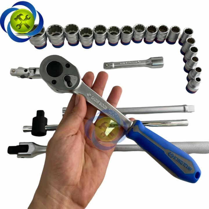 Bộ tuýp 1/2 Kingtony 4026MR03 12 cạnh gồm 24 chi tiết