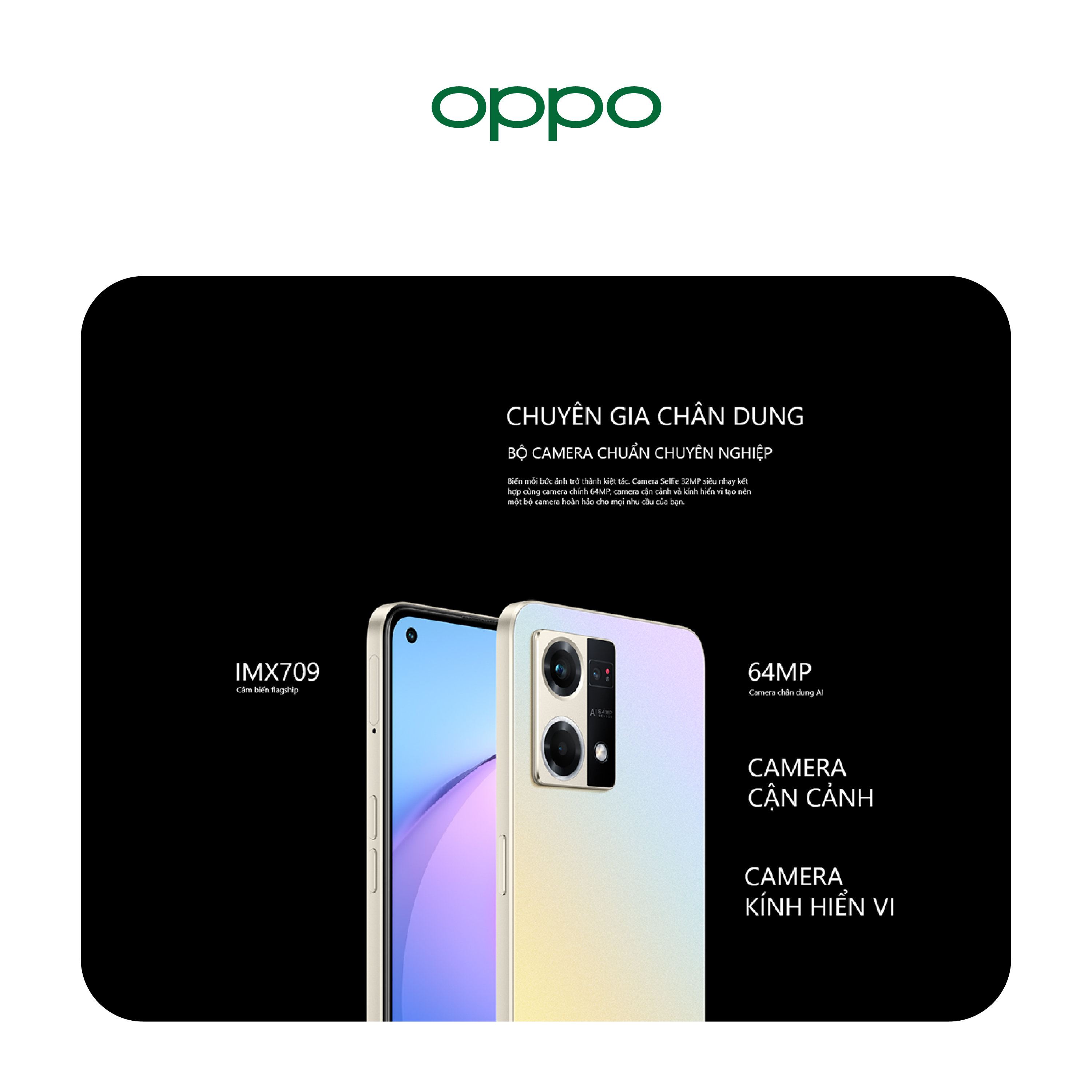 Điện Thoại Oppo Reno8 4G (8GB/256GB) - Hàng Chính Hãng