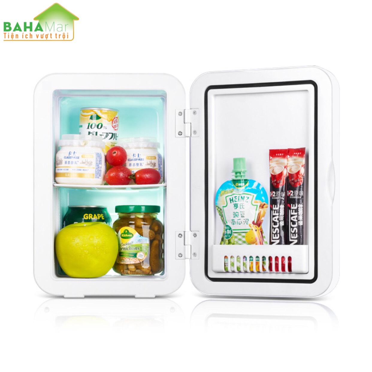 TỦ LẠNH MINI 8L ĐỂ XE Ô TÔ, VĂN PHÒNG, PHÒNG NGỦ "BAHAMAR"