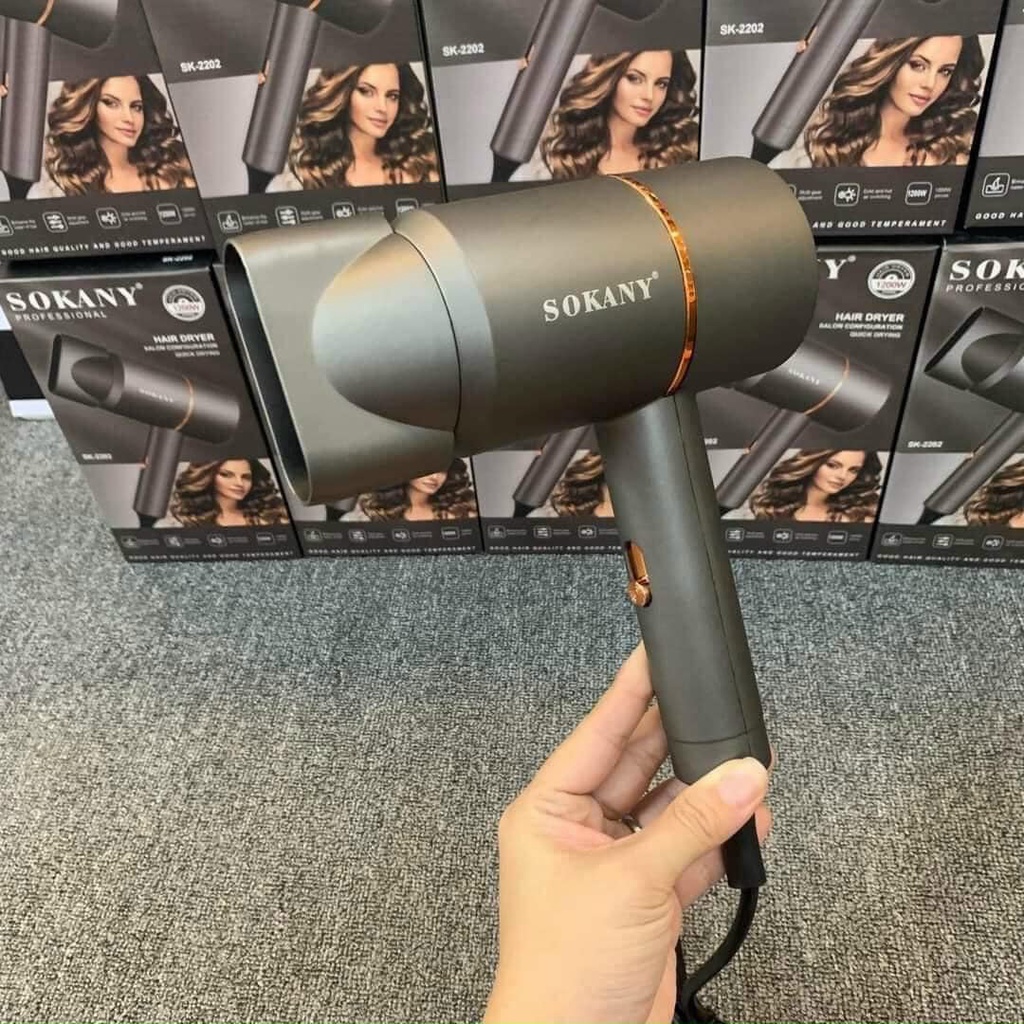 Máy Sấy Tóc Mini Máy Sấy Tóc Tạo Kiểu Hai Mức Nhiệt - Bổ Sung ion Âm Chống Hư Tổn Tóc