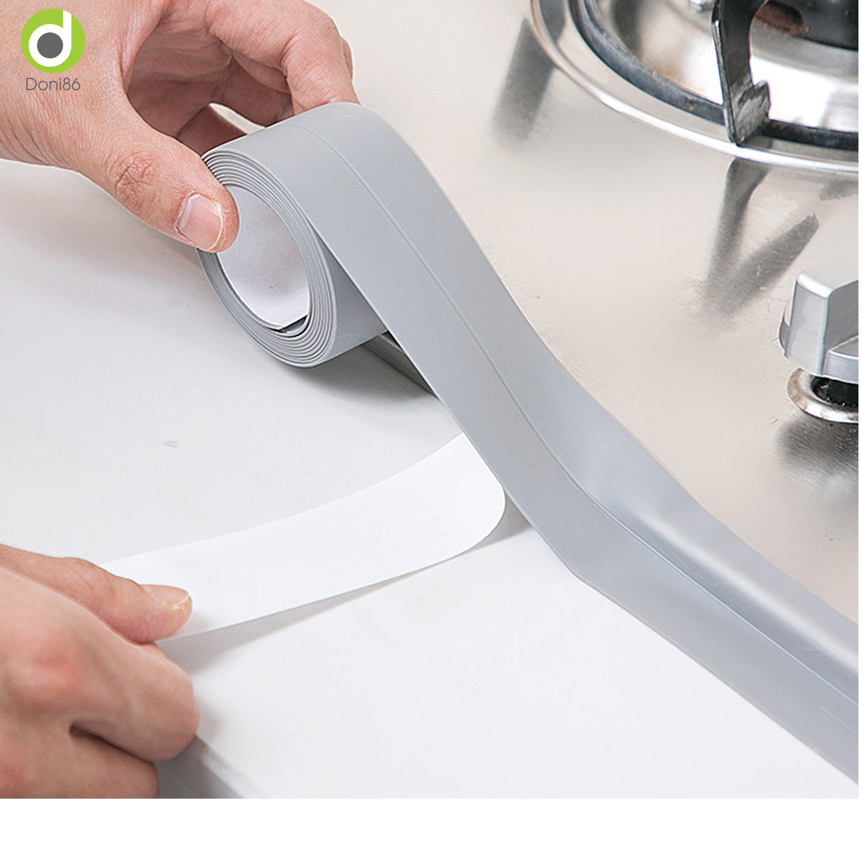 Băng keo chống thấm nước, nấm mốc bám vào dùng dán kẽ hở bếp, chậu rửa chén, nhà vệ sinh - DOPK152