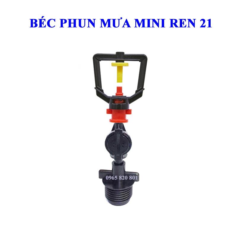 Béc tưới xòe phun mưa chân Ren 21