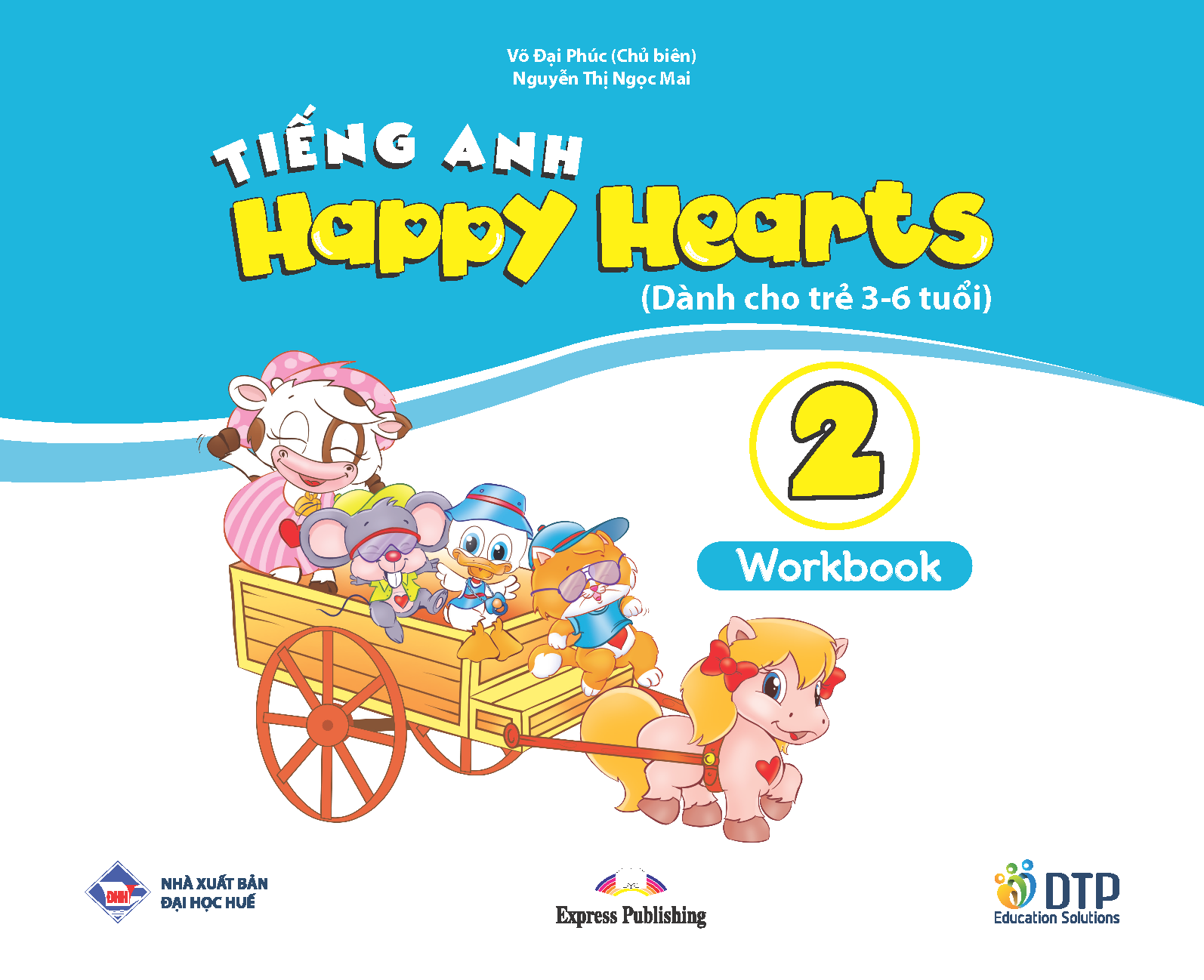 Bộ sản phẩm Tiếng Anh Happy Hearts 2 - Student's Book &amp; Workbook ((sách bài học và bài tập)