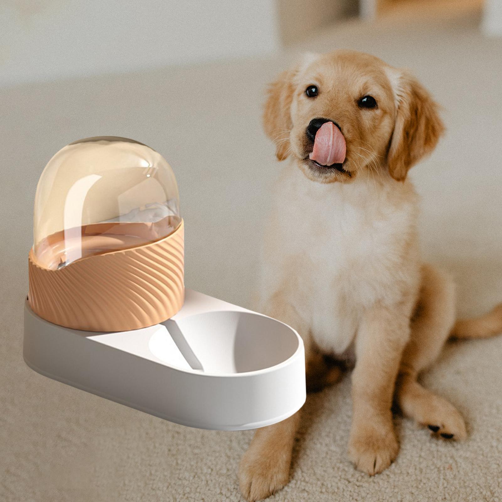 AUTOMATIC PETS FOOD DISPENSER DOG CAT FEEDER WATERER  BOWL DRINKING