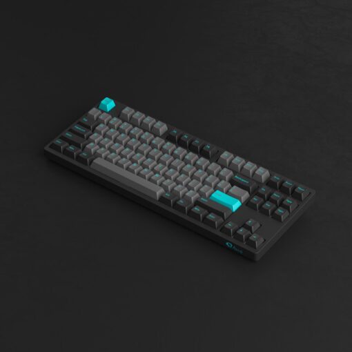 Bàn phím cơ AKKO 3087 Plus Black & Cyan (Foam tiêu âm / AKKO CS switch) - Hàng chính hãng