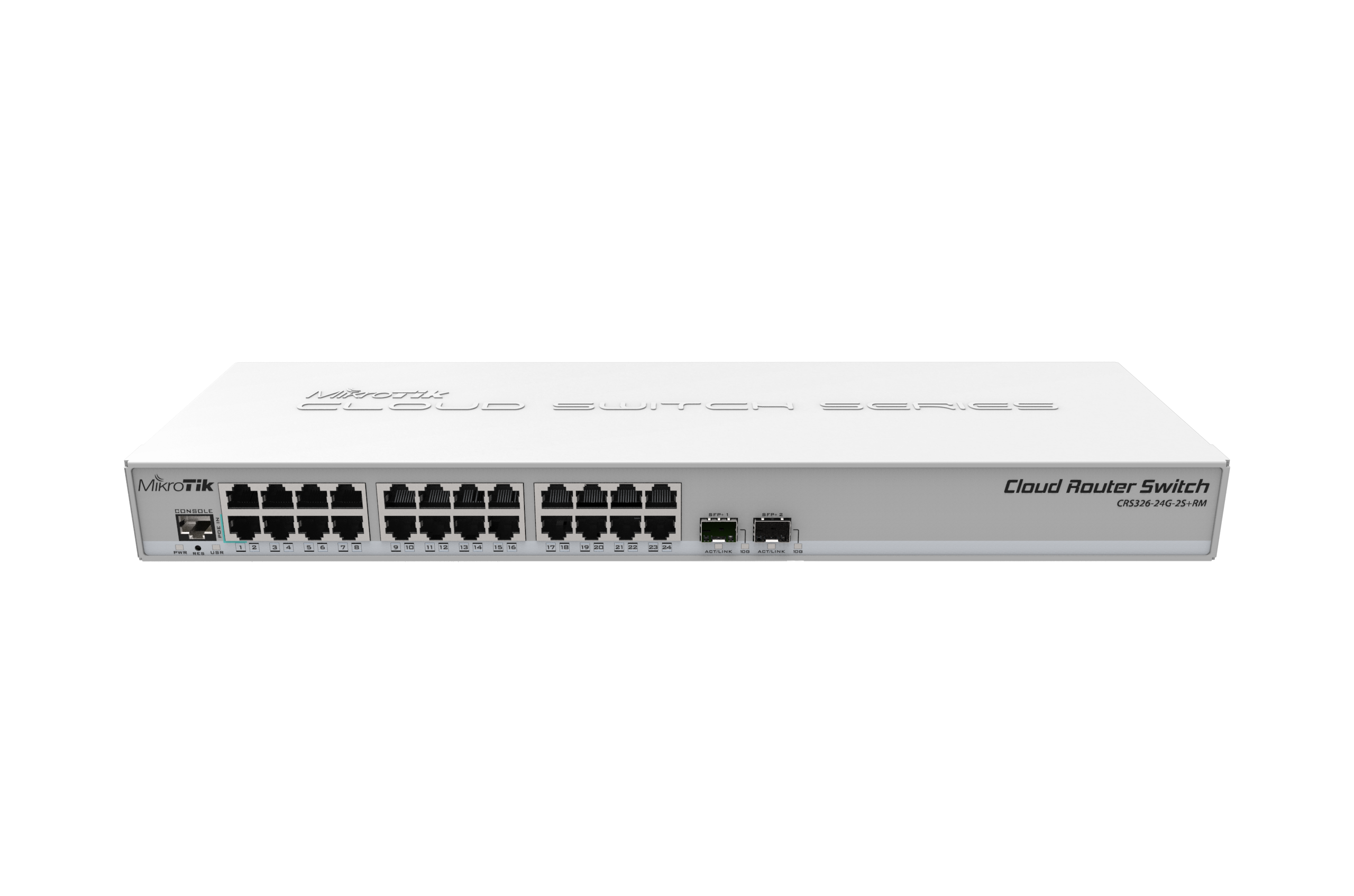 Thiết bị cân bằng tải Cloud Router Switch Mikrotik CRS326-24G-2S+RM - Hàng chính hãng