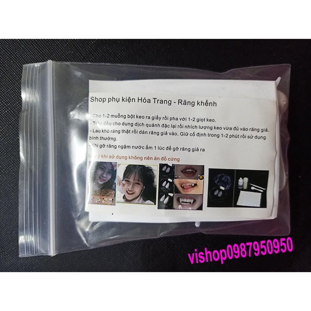 Keo dính răng nanh giả