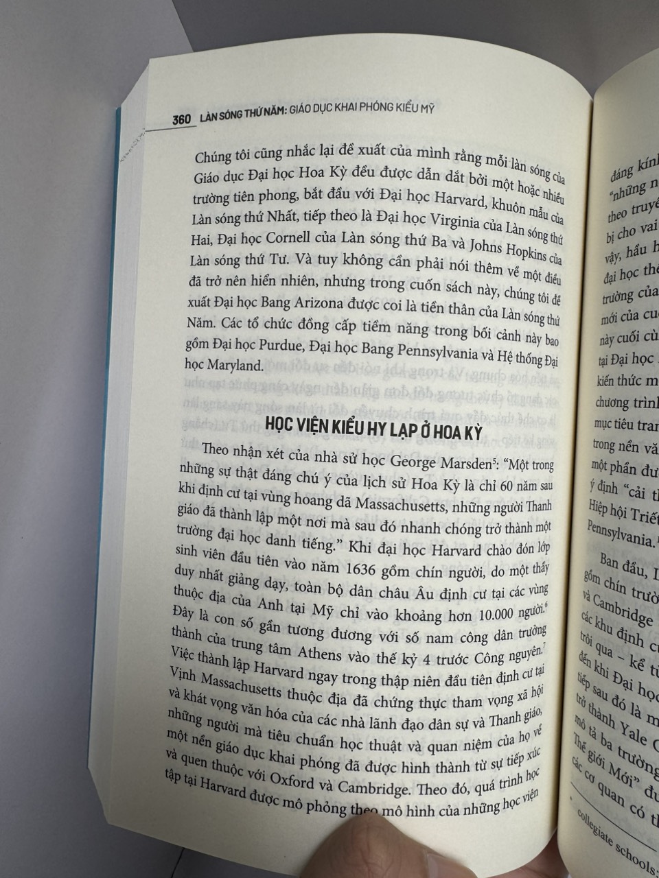 LÀN SÓNG THỨ NĂM: GIÁO DỤC KHAI PHÓNG KIỂU MỸ_ Michael M. Crow, William B. Dabars_ Zenbooks_NXB Công Thương