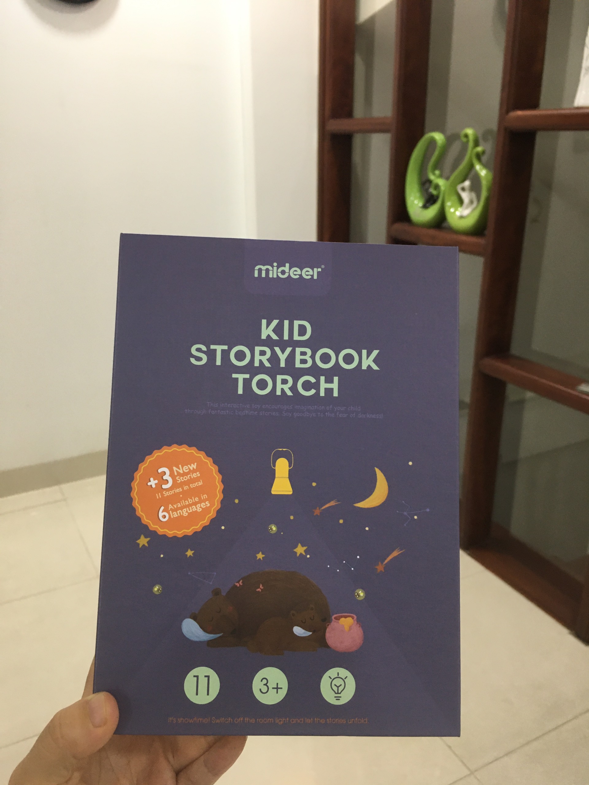 Đèn Pin Kể Chuyện Mideer 11 truyện mới nhất - CT7027 - Storybook Torch - Kèm sách truyện tiếng Việt