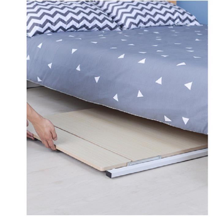 Bàn làm việc xếp gọn 100x51cm - Bàn xếp 2 tầng chân sắt