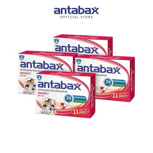 Combo 4 Xà Phòng Bảo Vệ Da Kháng Khuẩn Antabax Protect Bảo Vệ 85g