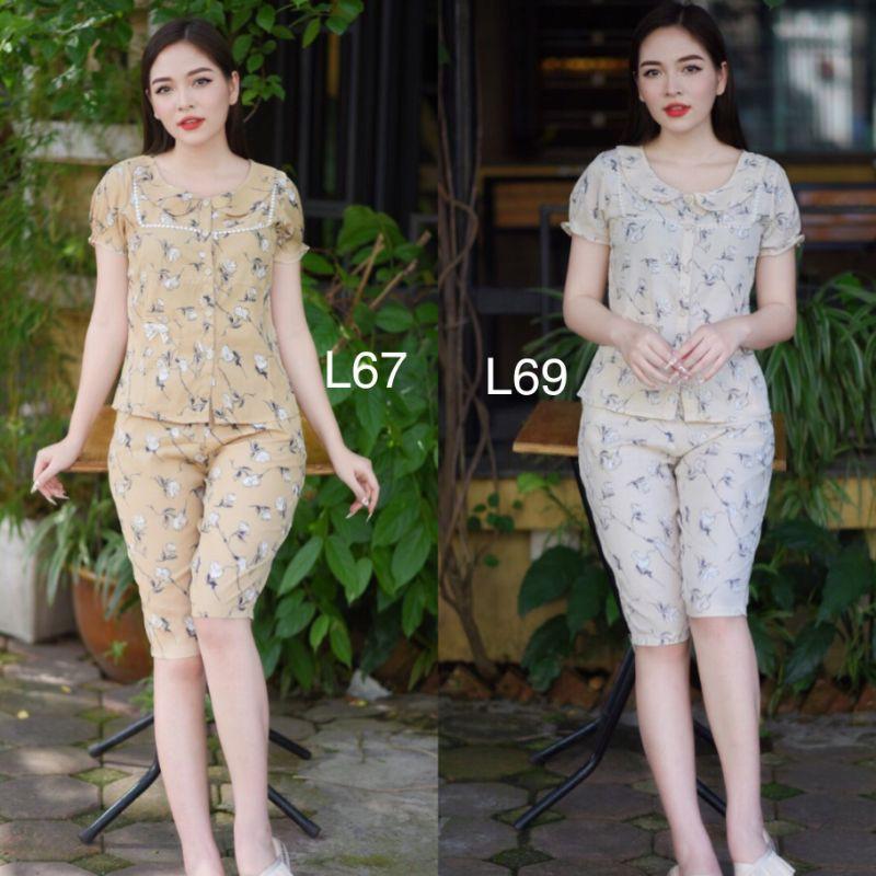 Set đồ bộ cao cấp các mẫu lửng đẹp rẻ mát sang