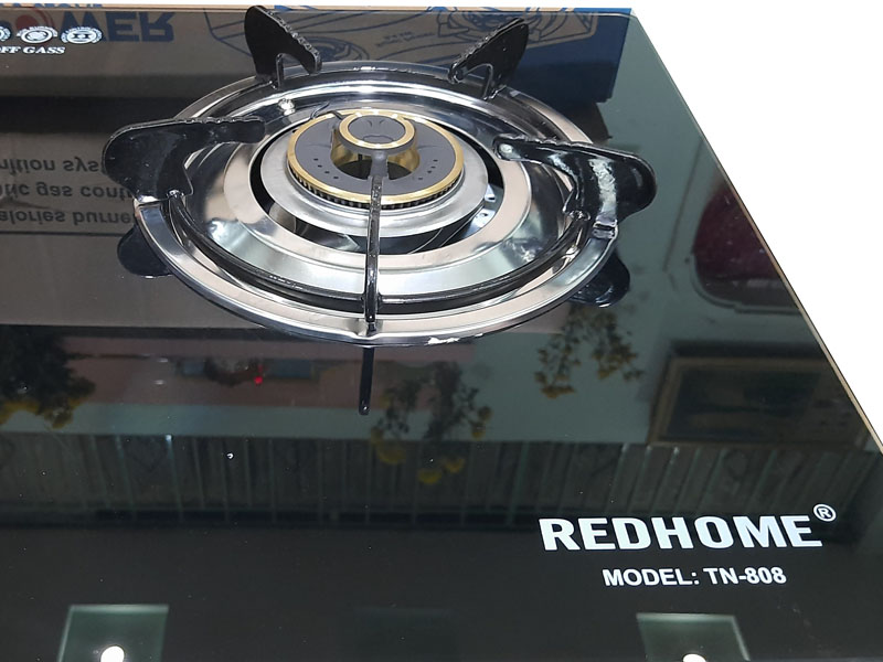 Bếp âm thế hệ mới Redhome TN808 tiết kiệm gas, đánh lửa mồi bằng cơ, hàng chính hãng