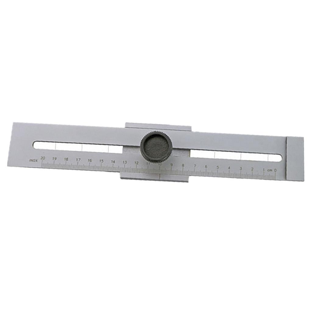 Straight Guide Rule Woodworking Scribing Device Ruler Hmoe Measuring Tool