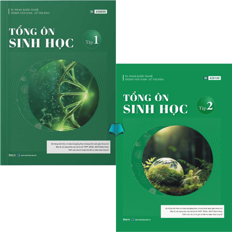 Sách - Tổng Ôn Sinh Học - Tập 1 + 2 (Moon)