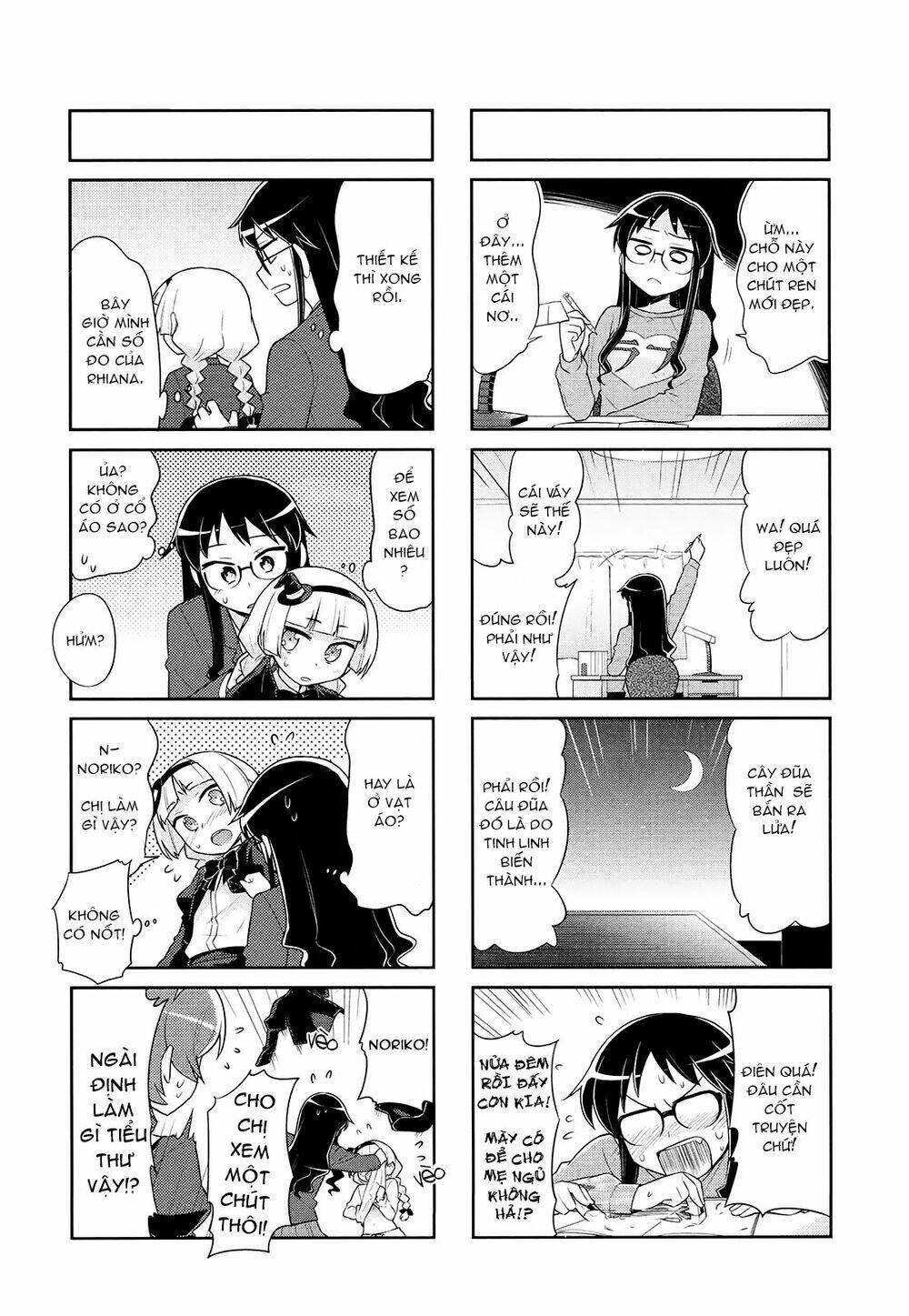 majyo to houki to kurobuchi megane chapter 7 4