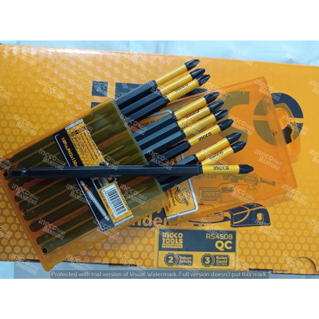 Mũi bắt vít hai đầu PH2x150mm ingco SDBIM11PH263
