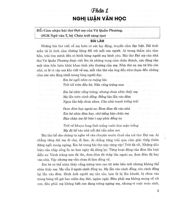 Sách - những bài làm văn mẫu 7