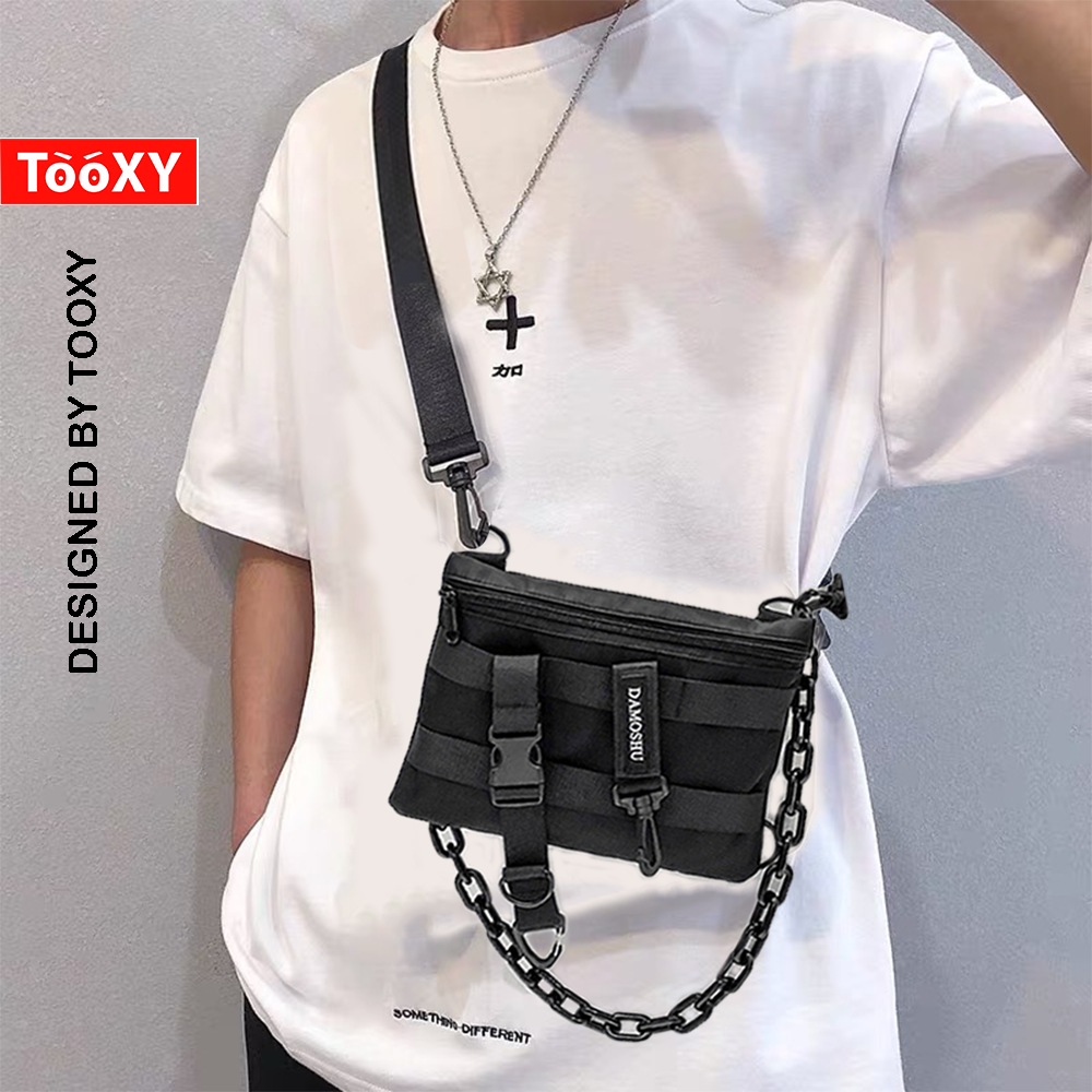 Túi đeo chéo nam cao cấp vải dù Polyester phong cách unisex phù hợp cả nam nữ TX01