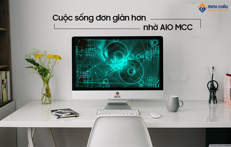 Bộ PC All In One MCC 3482P2 Home Office Computer CPU i5 4570/ Ram8G/ SSD240G/ Wifi/ Camera/ 22inch ( Hàng chính hãng)