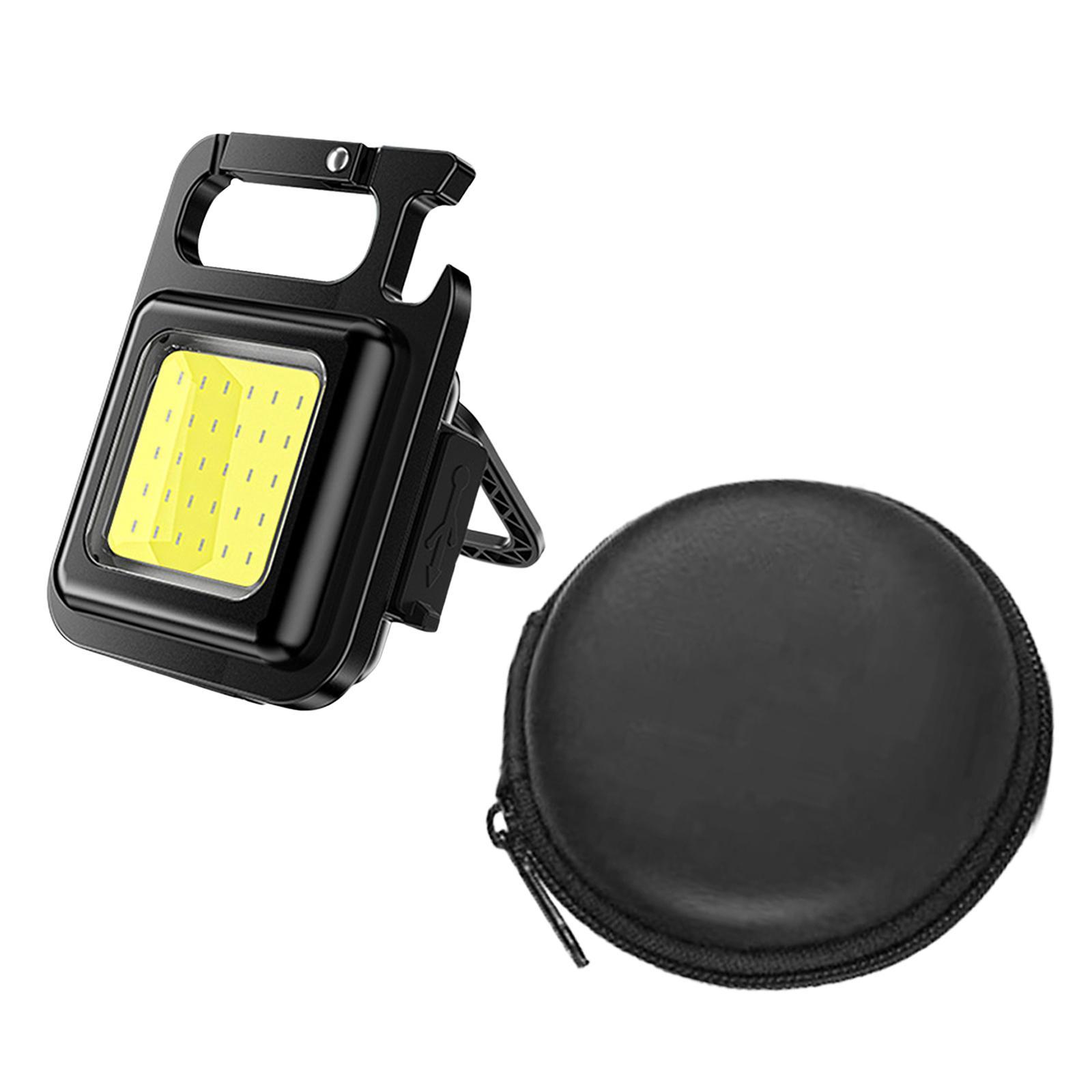 Mini COB Flashlight Portable Work Light USB Rechargeable for Outdoor Fishing