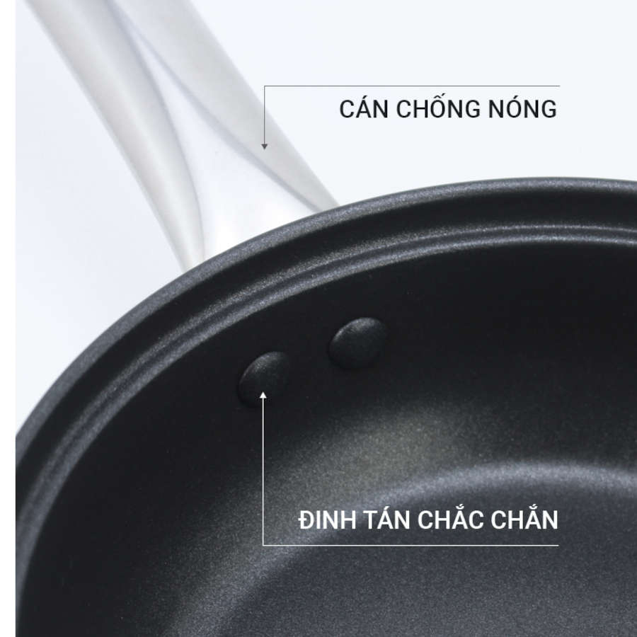 Chảo Chống Dính Inox 5 lớp Kalpen Gliter