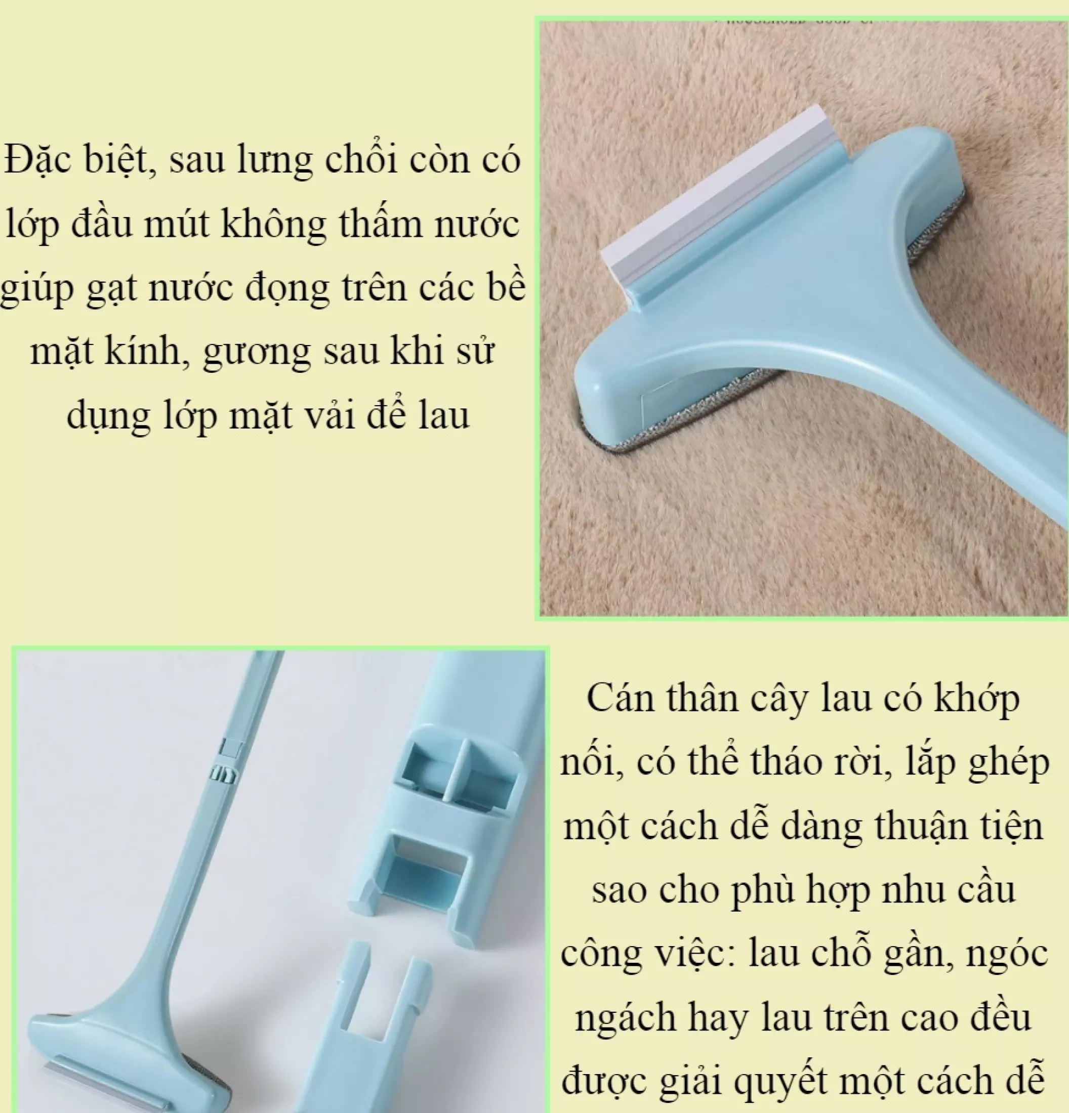 CÂY LAU KÍNH CẦM TAY ĐA NĂNG