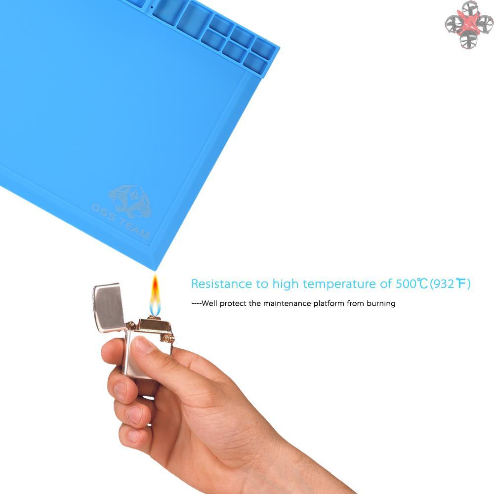 Đế Silicon Cách Nhiệt Cho Mỏ Hàn Bga 380x210mm